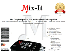 Tablet Screenshot of mixitproducts.com